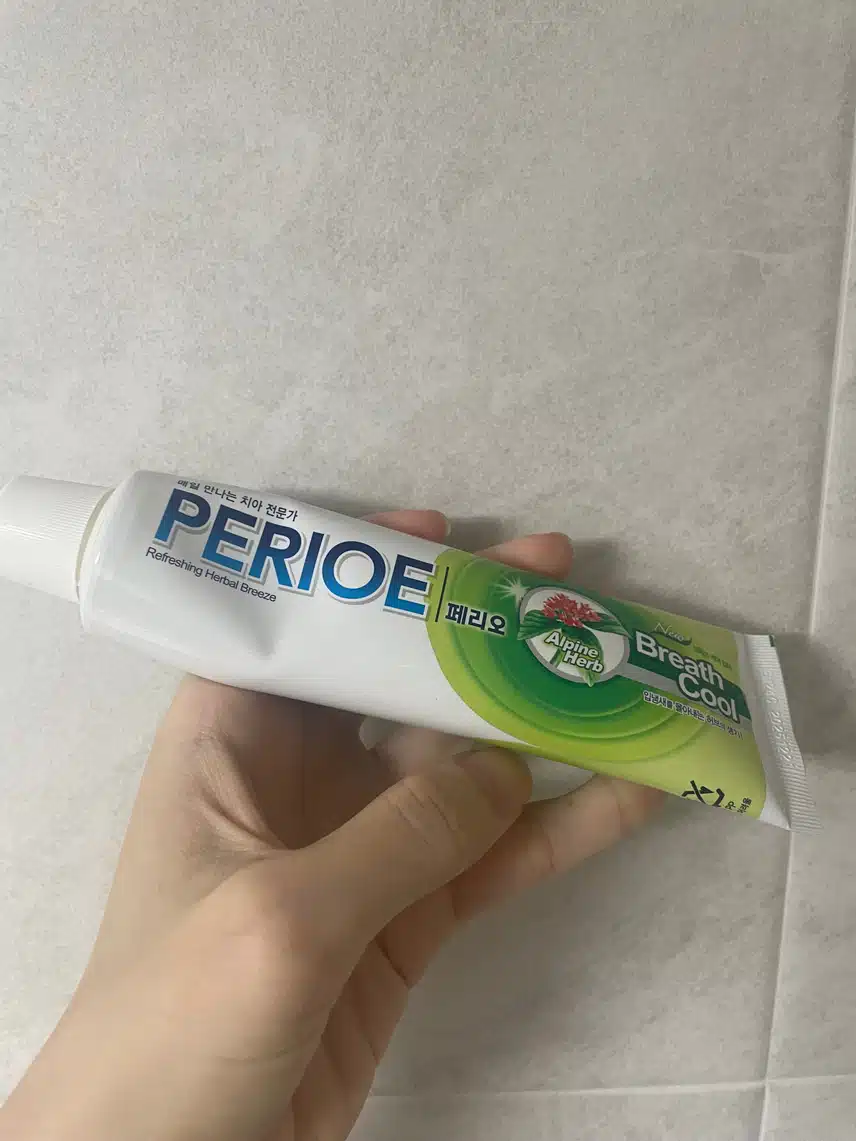 내돈내산) 페리오 alpine herb 치약