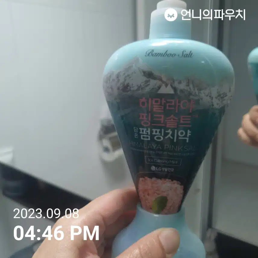 내돈내산 히말라야 핑크솔트 치약