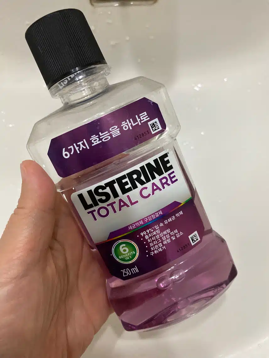 리스테린으로 구강건강 관리해요