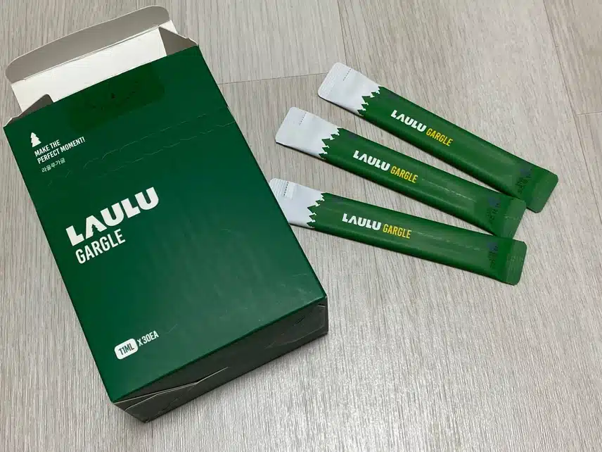 저는 라울루 가글로 항상 입속을 청결하게 관리합니다
