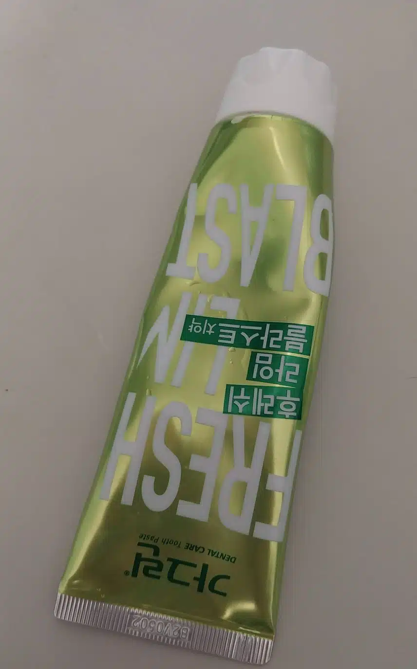 상쾌한 가그린 치약