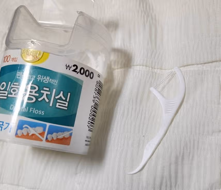 다이소 일회용 치실