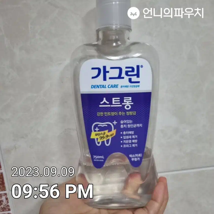 가그린 덴탈케어 구강청결제 스트롱