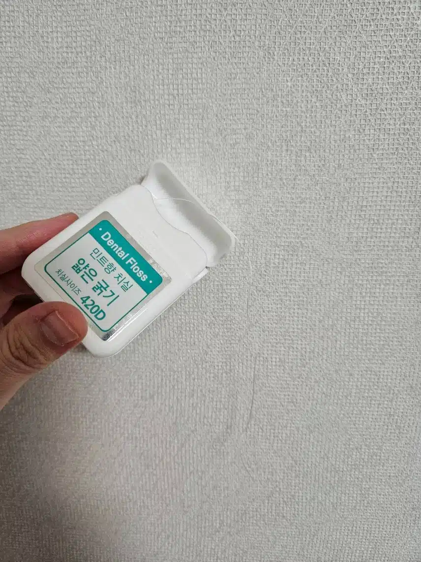 다이소 가성비템 치실로 구강케어 하기