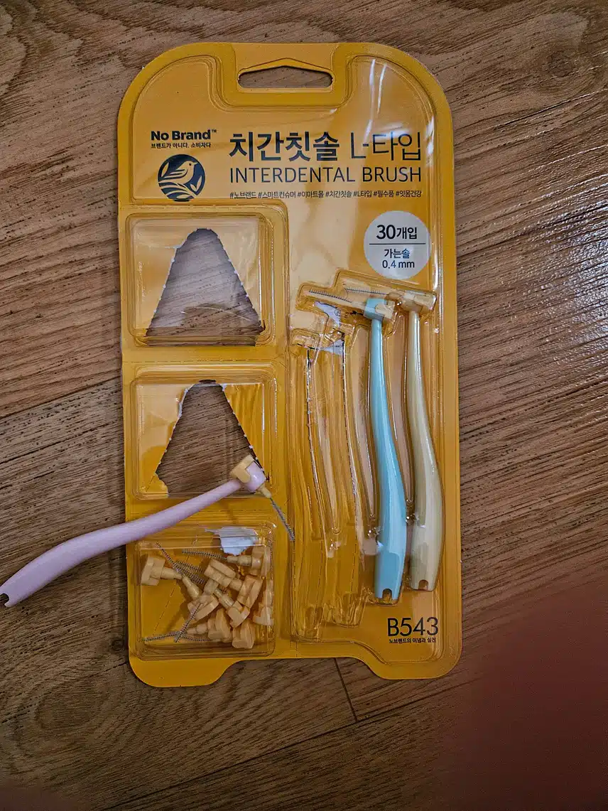 노브랜드 치간칫솔 L타입