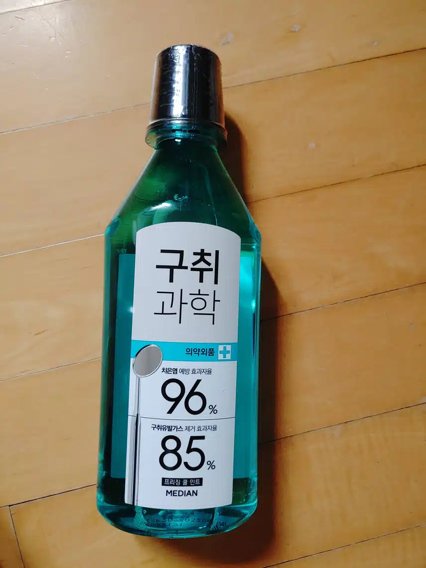 내돈내산) 메디안 구취과학 프리징쿨민트 구강청결제