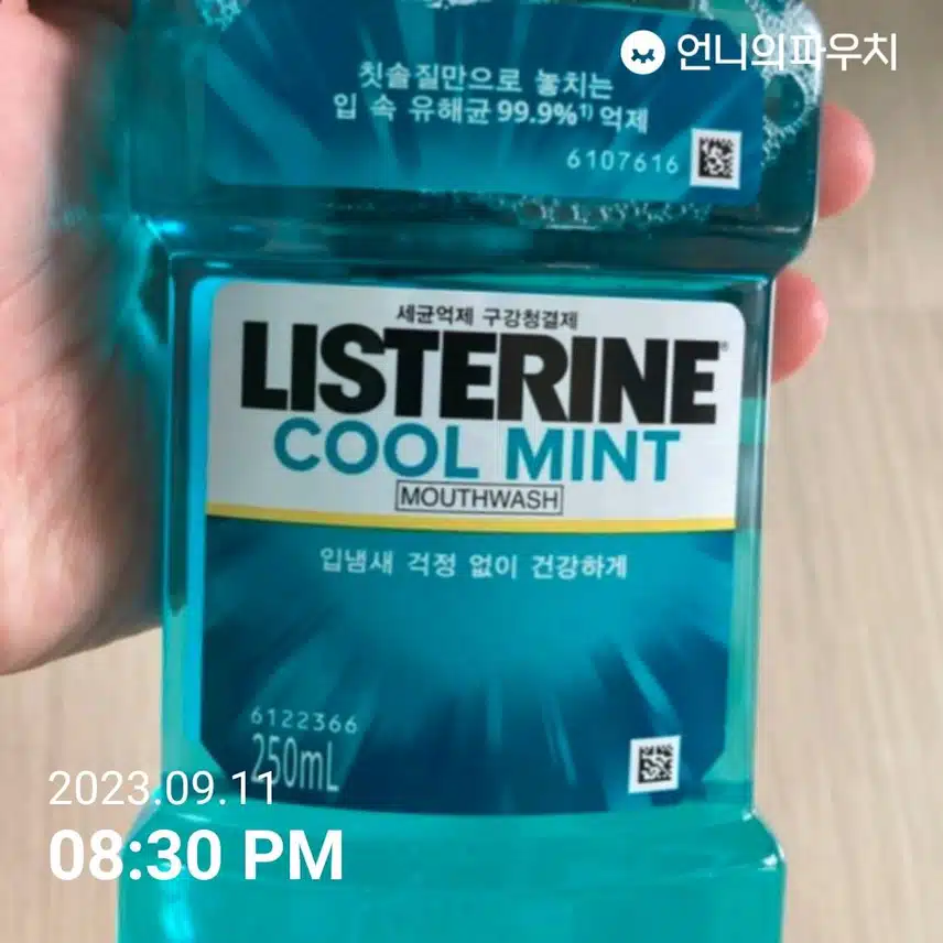 리스테린 쿨민트 구강청결제