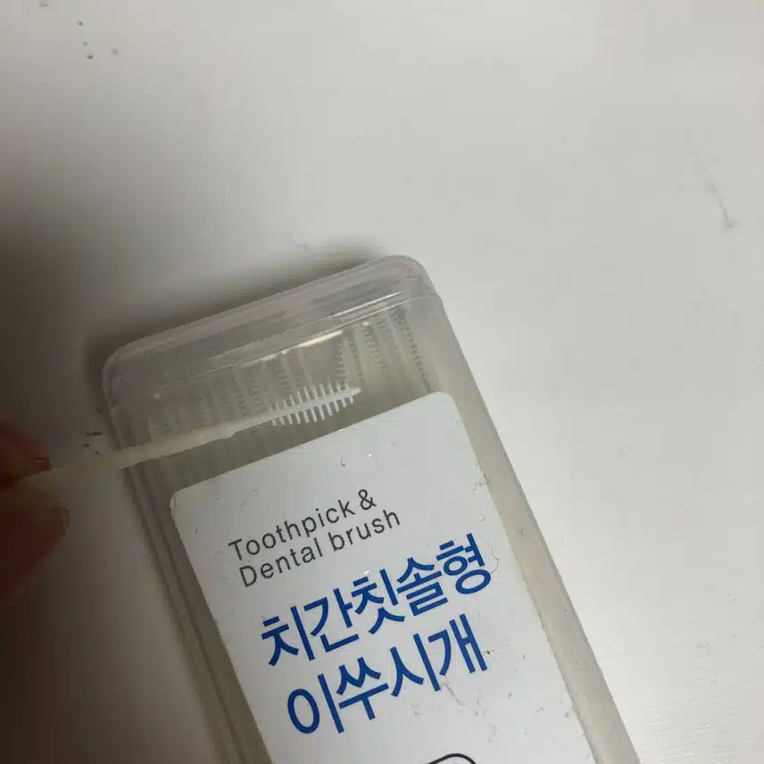 다이소 치간칫솔형 이쑤시개