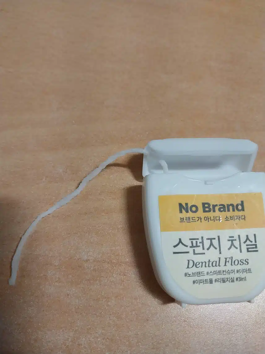 가성비 치실 노브랜드 스펀지 치실