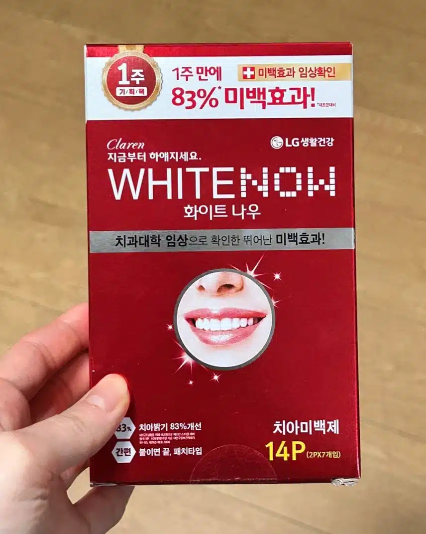 화이트나우 치아 미백 스트립