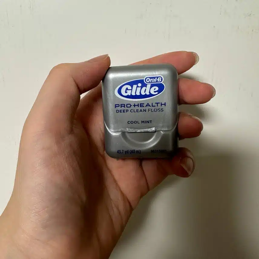 오랄비 글라이드 딥클린 민트 치실