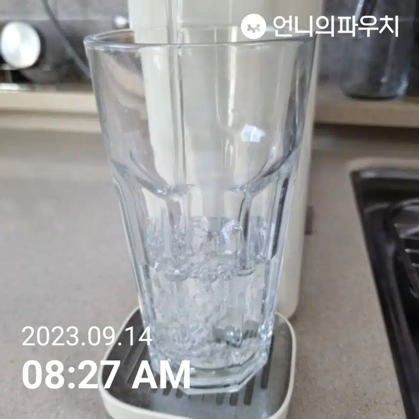공복에  물한잔