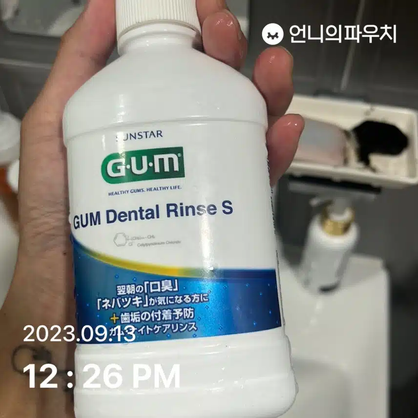 내돈내산 가글 후기 (검 덴탈 린스)