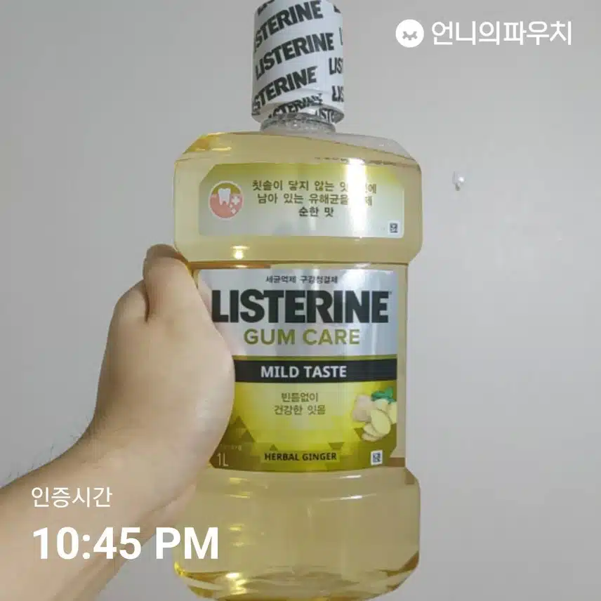내돈내산) 리스테린 검케어 마일드