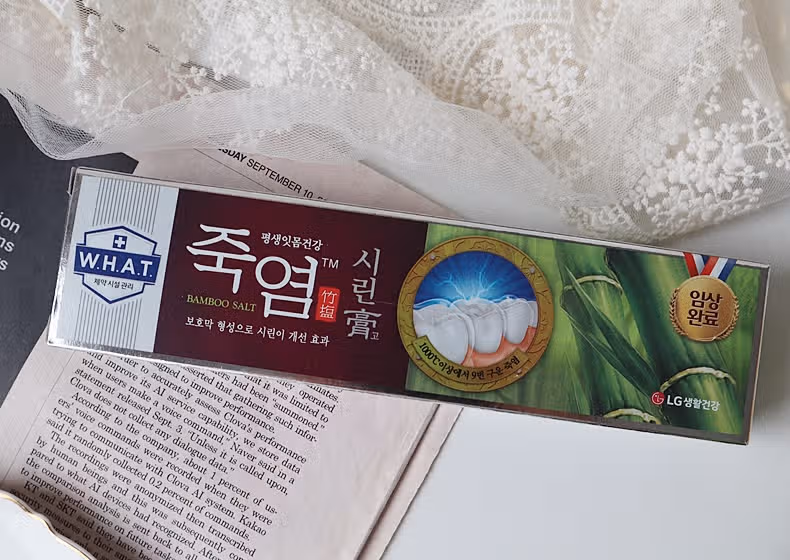 LG생활건강 죽염치약 추천합니다.