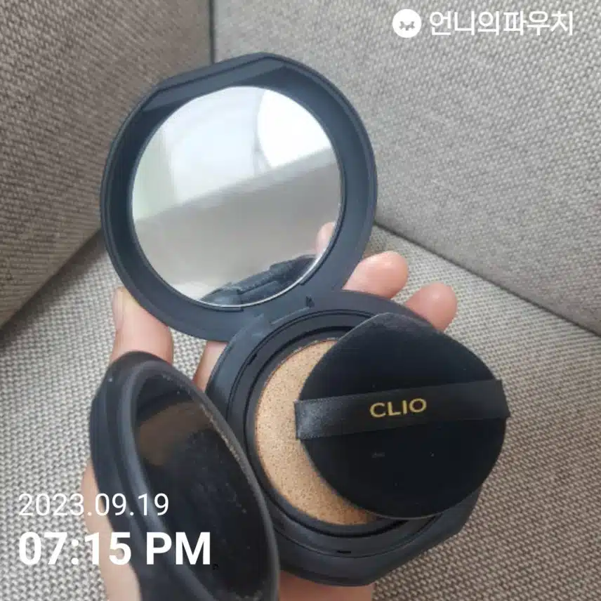 클리오 비건웨어 세라마이드 벨벳쿠션 4호.진저