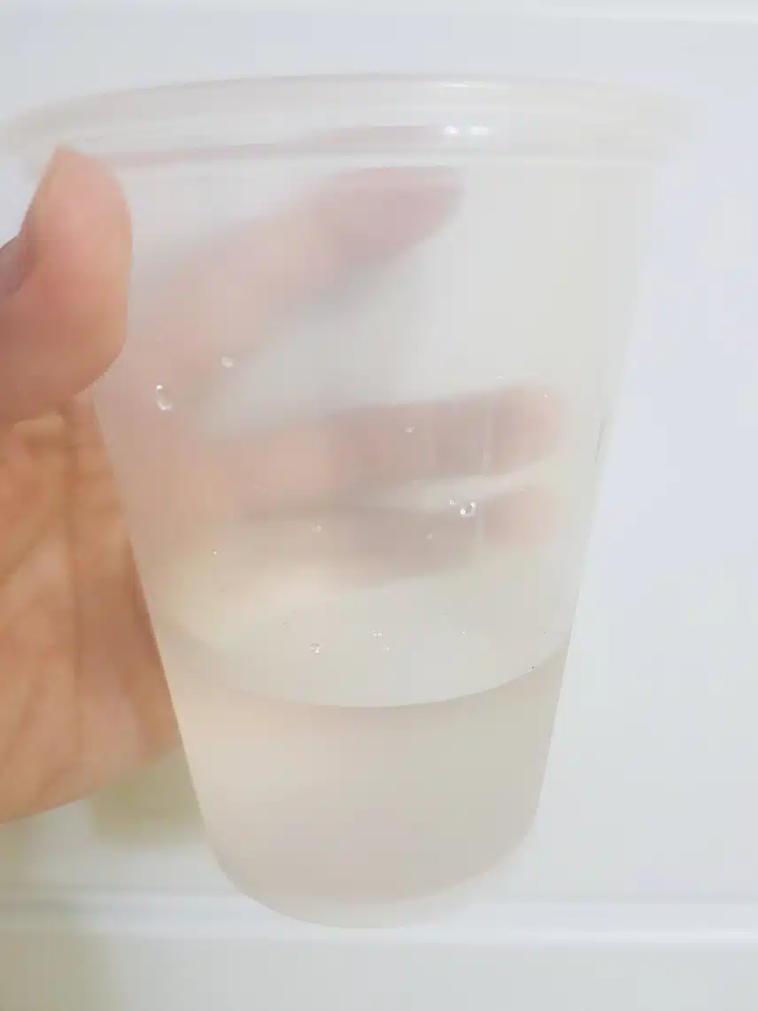 물한잔  마시기