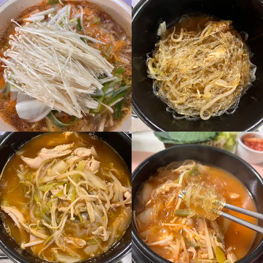 🐓닭개장에 🍲천사채면
