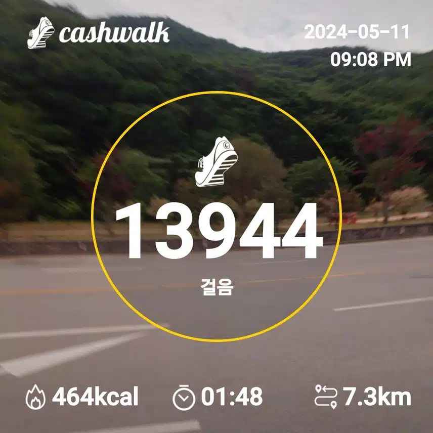 오늘도 걷기 인증