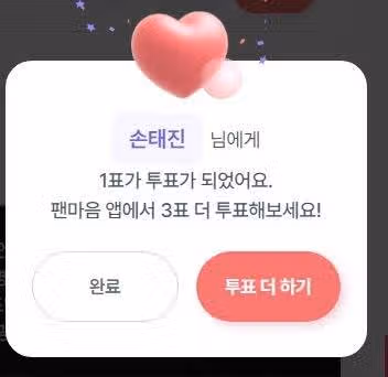 손태진 투표