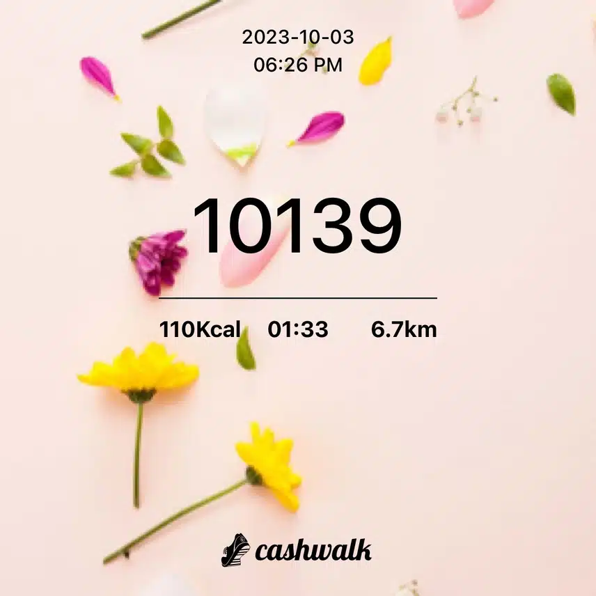 운동했어요 