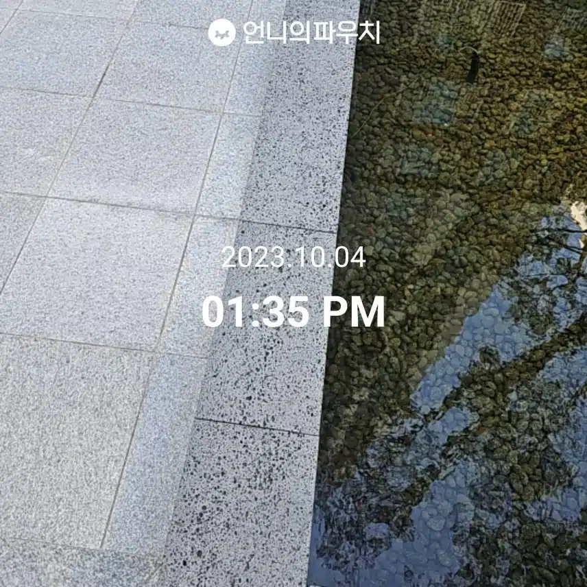 10월 4일 산책및 걷기 했어요. 