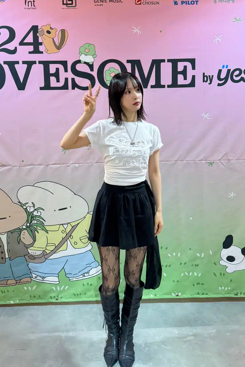 설아 첫 페스티벌 비하인드📷 