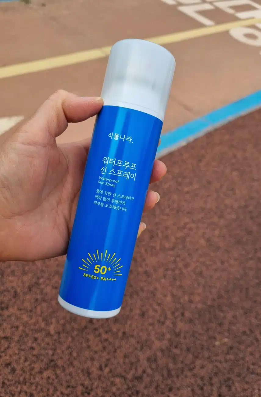 오후 선크림 덧바르기 