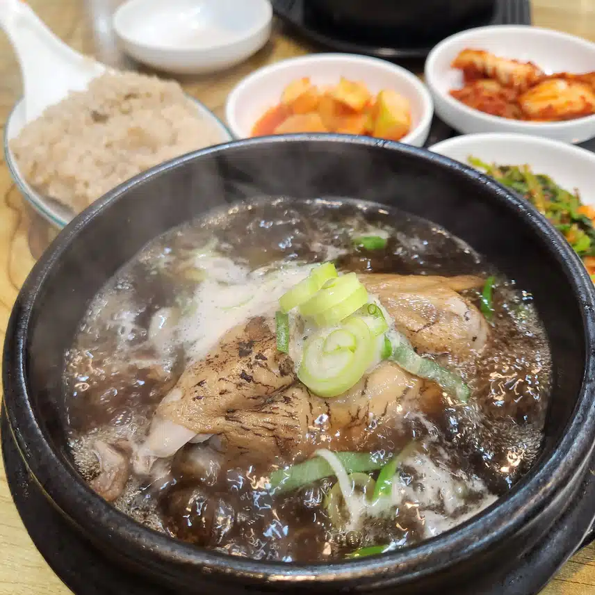 능이버섯삼계탕