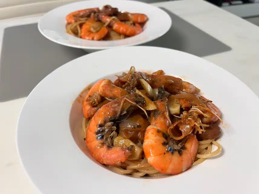 저녁메뉴 🦐새우 알리오올리오파스타🍝