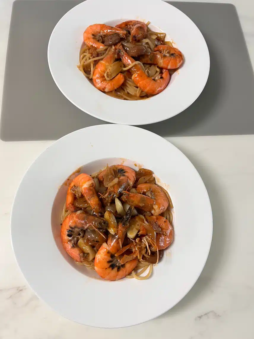 저녁메뉴 🦐새우 알리오올리오파스타🍝