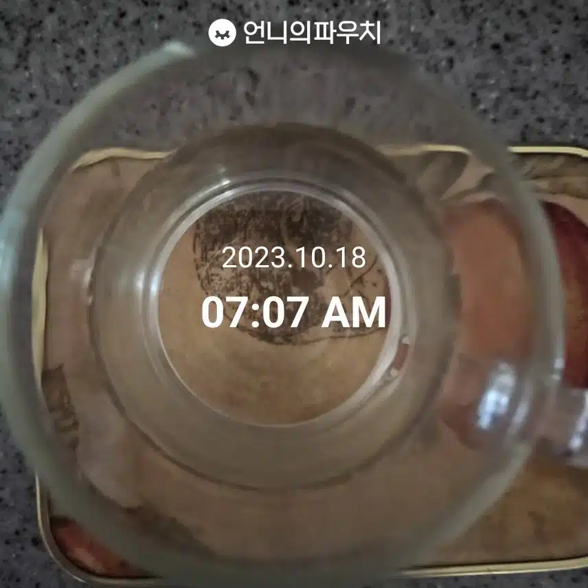 물 마시기 했어요