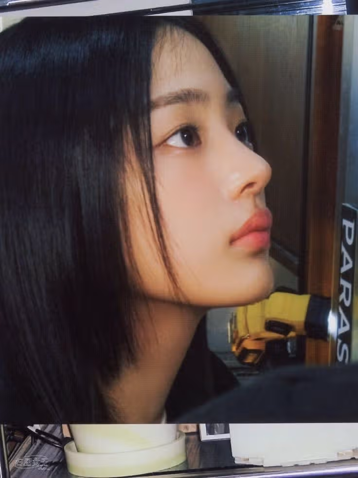민지는 옆태가 너무 예뻐요