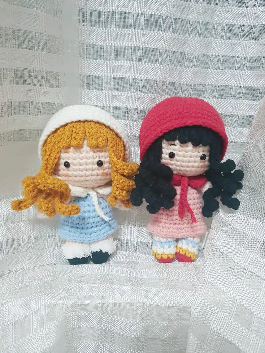 소소한 취미생활 뜨개인형🤩 인형만들기!