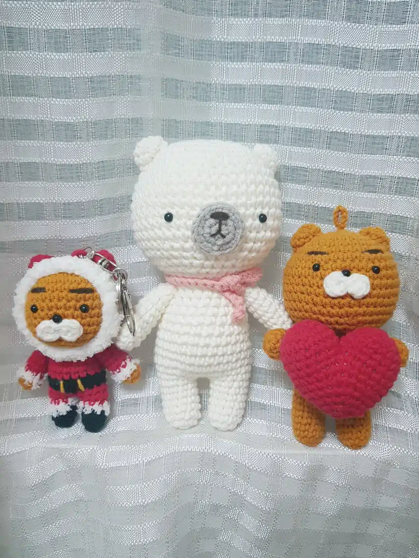 소소한 취미생활 뜨개인형🤩 인형만들기!