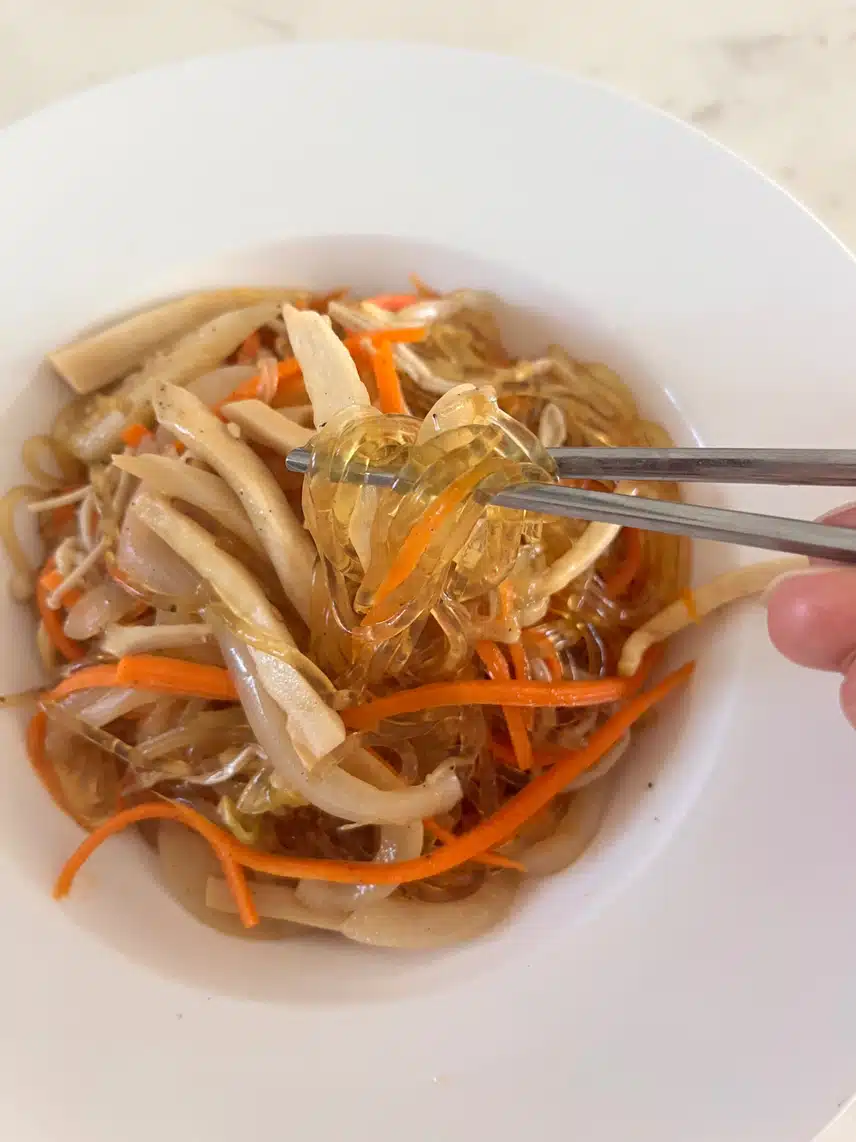 저당레시피) 공복 운동후 👼🏻천사채버섯잡채🍝