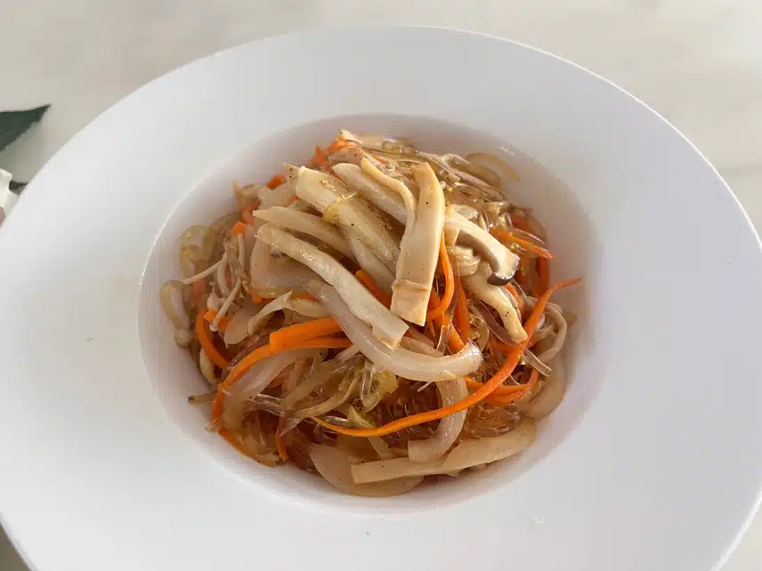 저당레시피) 공복 운동후 👼🏻천사채버섯잡채🍝