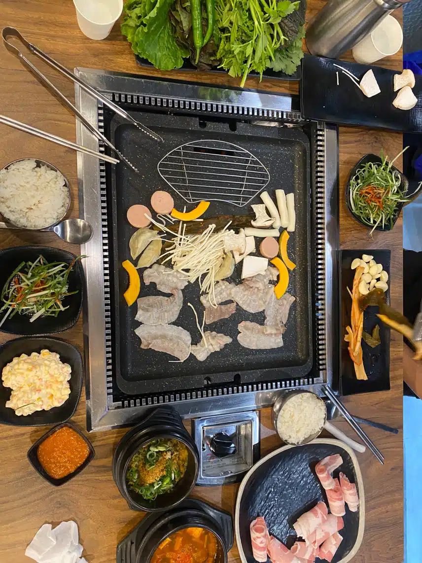 우렁쌈밥+대패삼겹