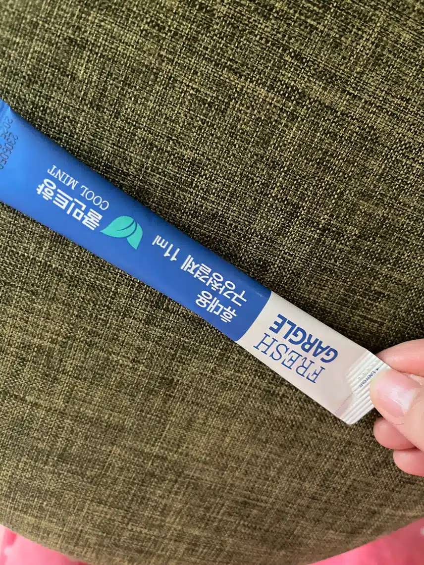 일회용 구강청경제