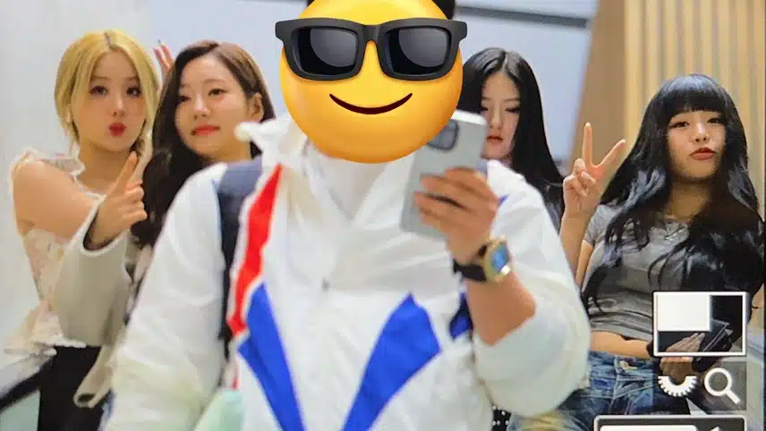 찍지말라는 매니저 뒤돌자마자 각자홈에게 온갖 포즈 취하는 아이돌