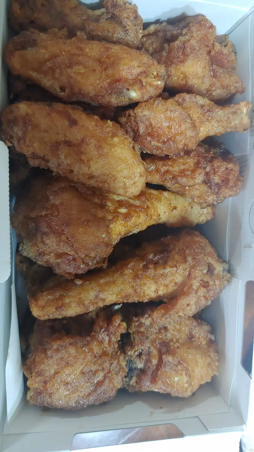 치킨과 옥수수