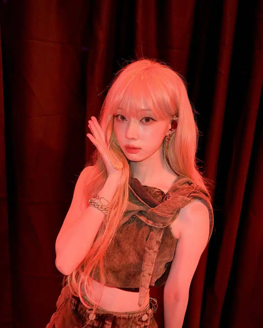 윈터 K-WAVE 착장셀카