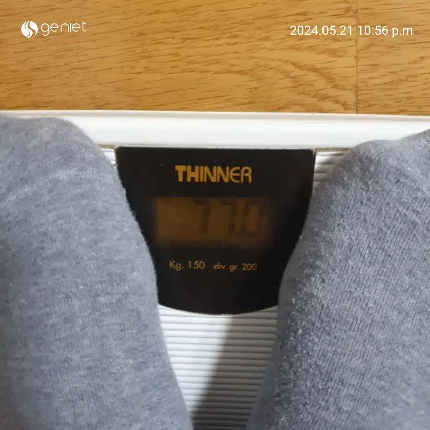 2주간 다이어트 후기(-1.0kg)
