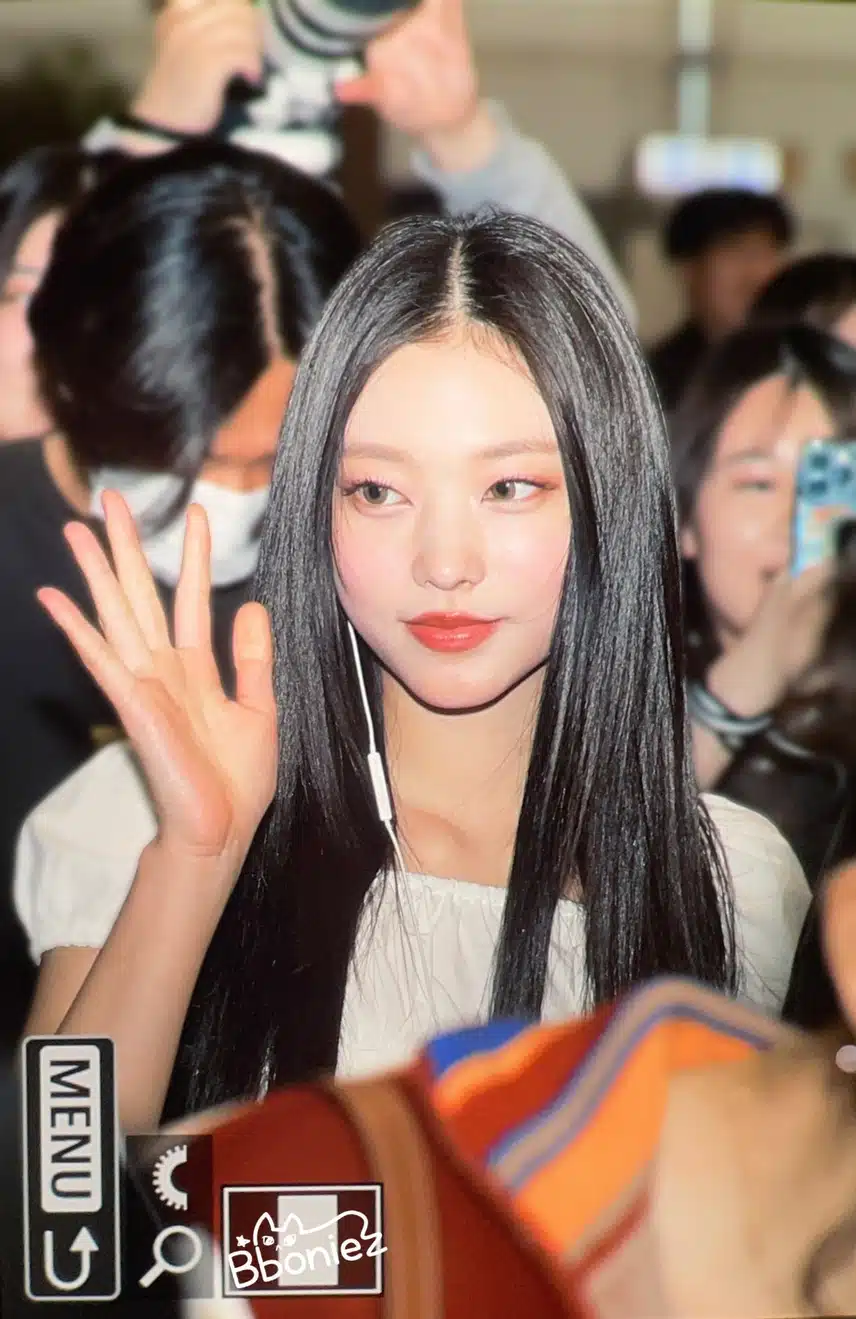 미묘 달란트 오지는 해린 출국사진 