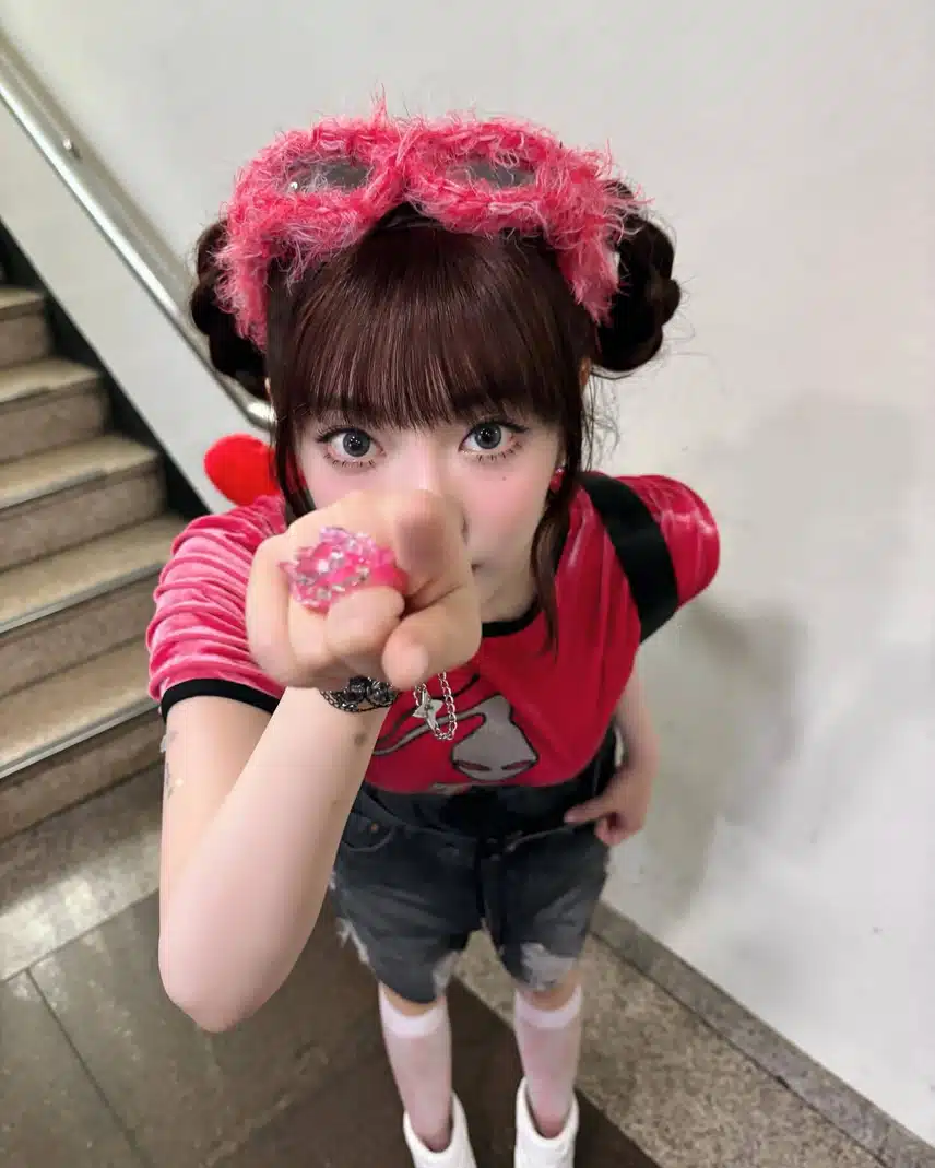 닝닝 양갈래가 너무 귀여웟다는 은채