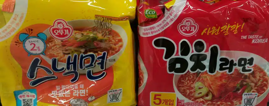 🍲스낵면 vs 김치라면 칼로리