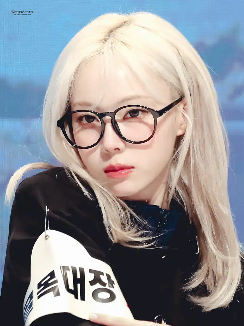 윈터 블랙안경vs레드안경