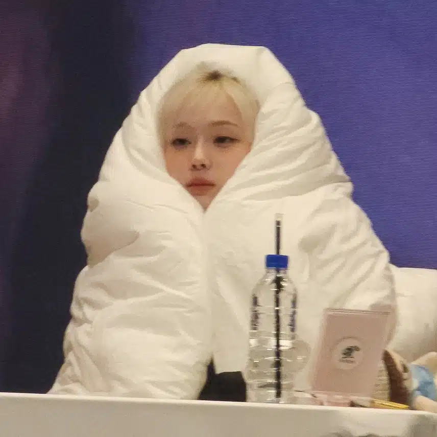 저기요 윈터 자는데요?😴