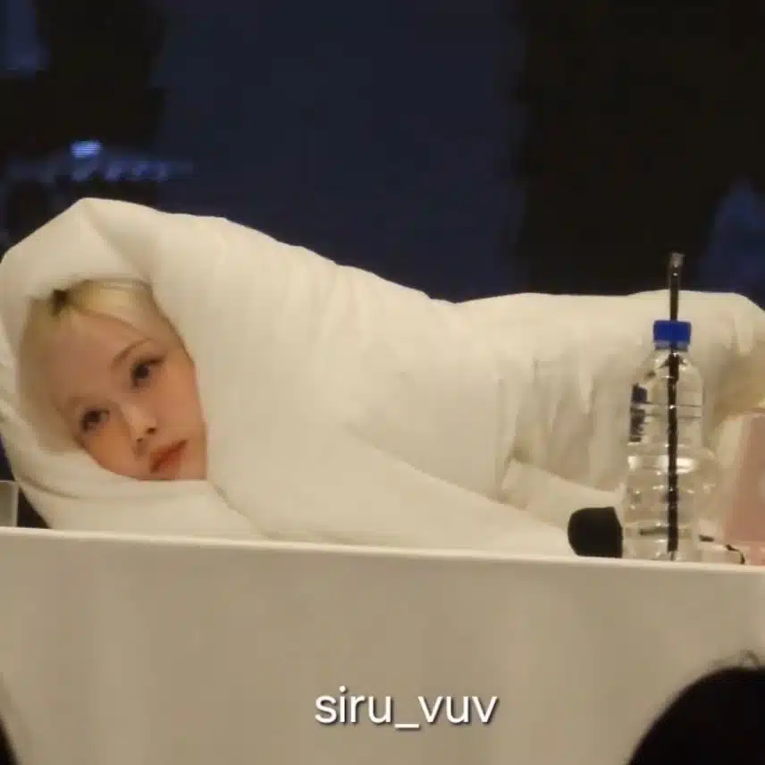 저기요 윈터 자는데요?😴