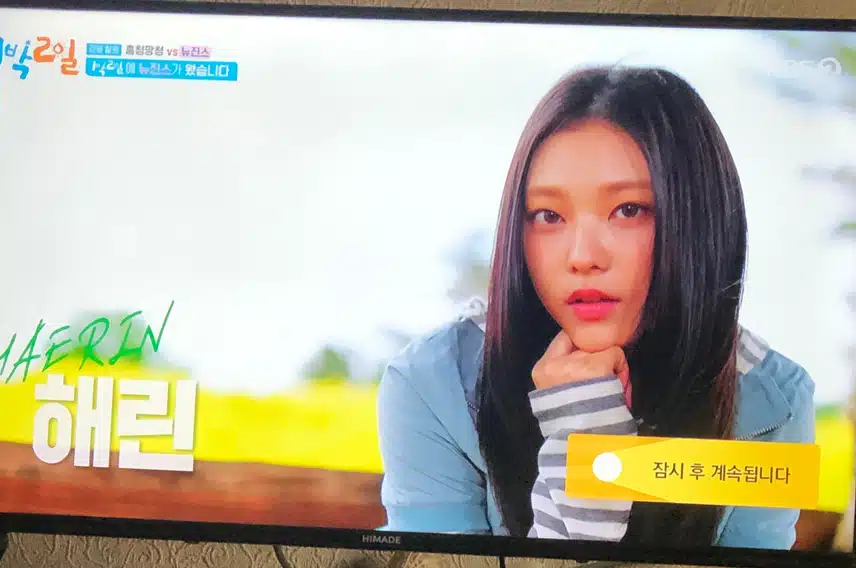 1박 2일에 나온 뉴진스~~ 